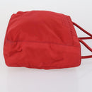 PRADA Shoulder Bag Nylon Enamel 3 Set Red Brown black Auth bs31276-11