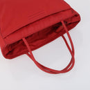 PRADA Shoulder Bag Nylon Enamel 3 Set Red Brown black Auth bs31276-12