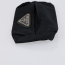 PRADA Shoulder Bag Nylon Enamel 3 Set Red Brown black Auth bs31276-18