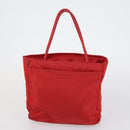 PRADA Shoulder Bag Nylon Enamel 3 Set Red Brown black Auth bs31276-9