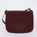 CARTIER Must Line Shoulder Bag Leather 2 Set Bordeaux Auth bs31277-11