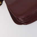 CARTIER Must Line Shoulder Bag Leather 2 Set Bordeaux Auth bs31277-16