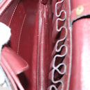 CARTIER Must Line Shoulder Bag Leather 2 Set Bordeaux Auth bs31277-17