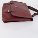 CARTIER Must Line Shoulder Bag Leather 2 Set Bordeaux Auth bs31277-4