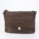 GUCCI TIFFANY&Co. Shoulder Bag Leather Canvas 2 Set Brown Red Auth bs31278-10