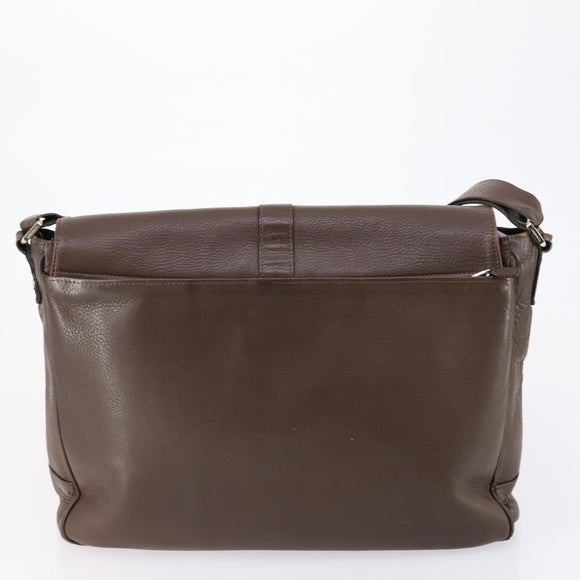 GUCCI TIFFANY&Co. Shoulder Bag Leather Canvas 2 Set Brown Red Auth bs31278