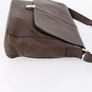 GUCCI TIFFANY&Co. Shoulder Bag Leather Canvas 2 Set Brown Red Auth bs31278-12