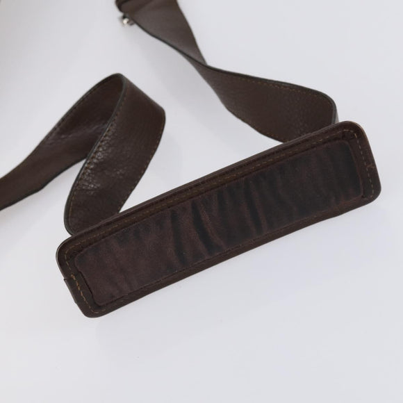 GUCCI TIFFANY&Co. Shoulder Bag Leather Canvas 2 Set Brown Red Auth bs31278