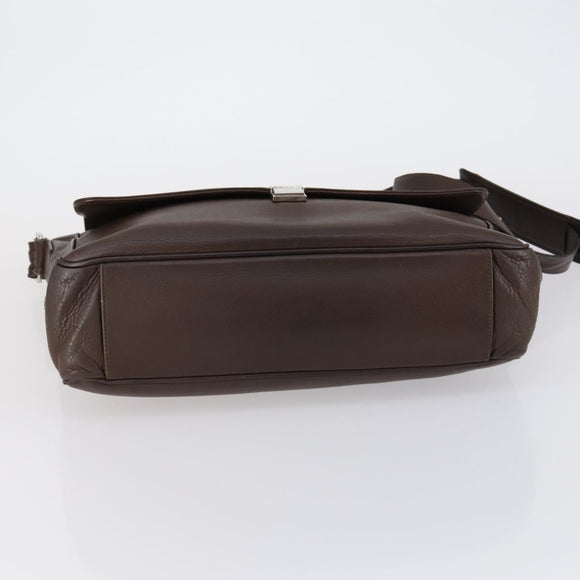 GUCCI TIFFANY&Co. Shoulder Bag Leather Canvas 2 Set Brown Red Auth bs31278