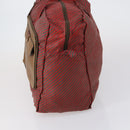 GUCCI TIFFANY&Co. Shoulder Bag Leather Canvas 2 Set Brown Red Auth bs31278-4