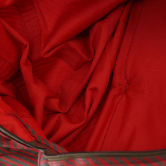 GUCCI TIFFANY&Co. Shoulder Bag Leather Canvas 2 Set Brown Red Auth bs31278