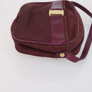 Salvatore Ferragamo Shoulder Bag Leather Canvas 2 Set Black Purple Auth bs31279-12