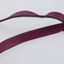 Salvatore Ferragamo Shoulder Bag Leather Canvas 2 Set Black Purple Auth bs31279-14