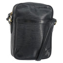 LOUIS VUITTON Epi Danube Shoulder Bag Black M45632 LV Auth bs31282-1