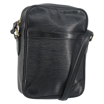 LOUIS VUITTON Epi Danube Shoulder Bag Black M45632 LV Auth bs31282