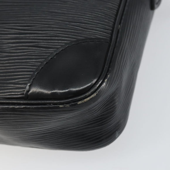 LOUIS VUITTON Epi Danube Shoulder Bag Black M45632 LV Auth bs31282