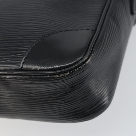 LOUIS VUITTON Epi Danube Shoulder Bag Black M45632 LV Auth bs31282