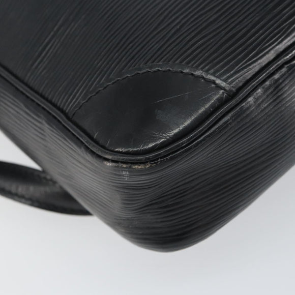 LOUIS VUITTON Epi Danube Shoulder Bag Black M45632 LV Auth bs31282