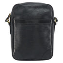 LOUIS VUITTON Epi Danube Shoulder Bag Black M45632 LV Auth bs31282-13