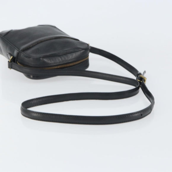 LOUIS VUITTON Epi Danube Shoulder Bag Black M45632 LV Auth bs31282