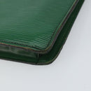 LOUIS VUITTON Epi Montaigne 27 Clutch Bag Green M52654 LV Auth bs31283-15