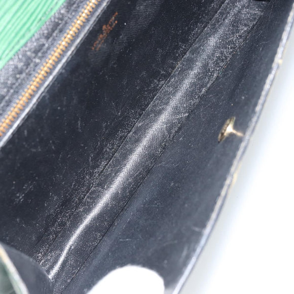 LOUIS VUITTON Epi Montaigne 27 Clutch Bag Green M52654 LV Auth bs31283