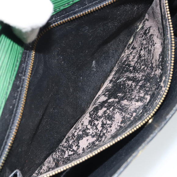 LOUIS VUITTON Epi Montaigne 27 Clutch Bag Green M52654 LV Auth bs31283