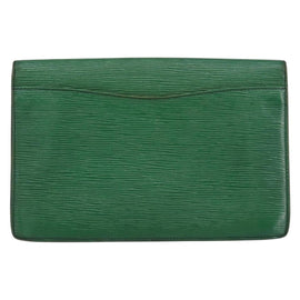 LOUIS VUITTON Epi Montaigne 27 Clutch Bag Green M52654 LV Auth bs31283 - 0