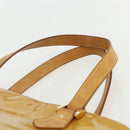 LOUIS VUITTON Monogram Vernis Houston Hand Bag Beige M91004 LV Auth bs31286-8