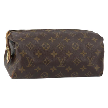 LOUIS VUITTON Monogram Trousse Patte Pression Cosmetic Pouch M47636 Auth bs31287