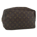 LOUIS VUITTON Monogram Trousse Toilette 28 Clutch Bag M47522 LV Auth bs31290-1