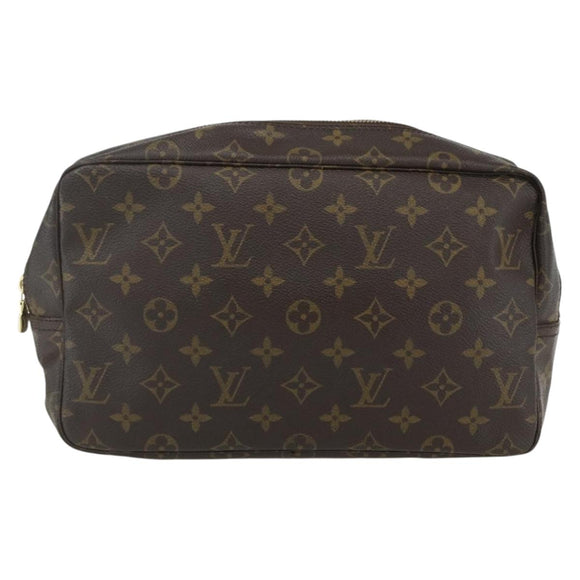 LOUIS VUITTON Monogram Trousse Toilette 28 Clutch Bag M47522 LV Auth bs31290