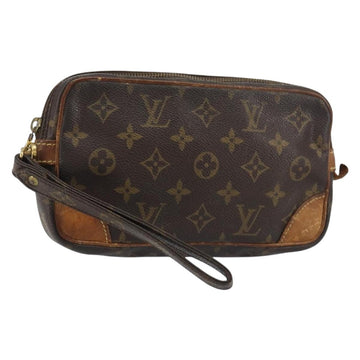 LOUIS VUITTON Monogram Marly Dragonne PM Clutch Bag M51827 LV Auth bs31293