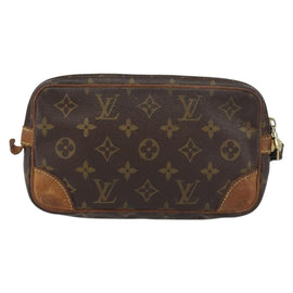 LOUIS VUITTON Monogram Marly Dragonne PM Clutch Bag M51827 LV Auth bs31293 - 0