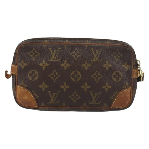 LOUIS VUITTON Monogram Marly Dragonne PM Clutch Bag M51827 LV Auth bs31293