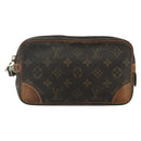LOUIS VUITTON Monogram Marly Dragonne PM Clutch Bag M51827 LV Auth bs31294-13