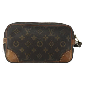 LOUIS VUITTON Monogram Marly Dragonne PM Clutch Bag M51827 LV Auth bs31294 - 0