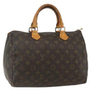 LOUIS VUITTON Monogram Speedy 30 Hand Bag M41526 LV Auth bs31298-1