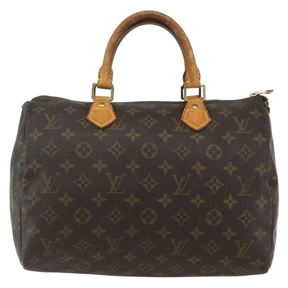 LOUIS VUITTON Monogram Speedy 30 Hand Bag M41526 LV Auth bs31298