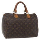LOUIS VUITTON Monogram Speedy 30 Hand Bag M41526 LV Auth bs31300-1