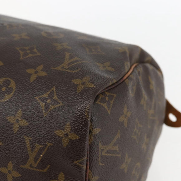 LOUIS VUITTON Monogram Speedy 30 Hand Bag M41526 LV Auth bs31300