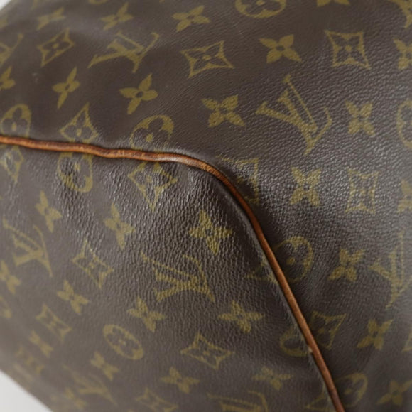 LOUIS VUITTON Monogram Keepall 55 Boston Bag M41424 LV Auth bs31301