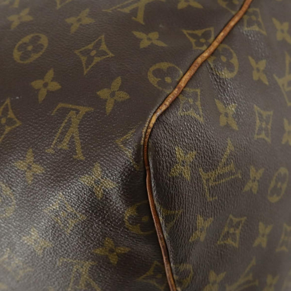 LOUIS VUITTON Monogram Keepall 55 Boston Bag M41424 LV Auth bs31301