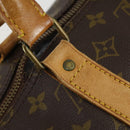 LOUIS VUITTON Monogram Keepall 55 Boston Bag M41424 LV Auth bs31301-19