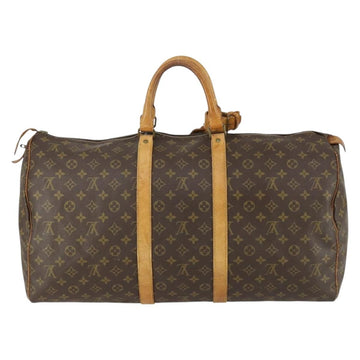 LOUIS VUITTON Monogram Keepall 55 Boston Bag M41424 LV Auth bs31301 - 0