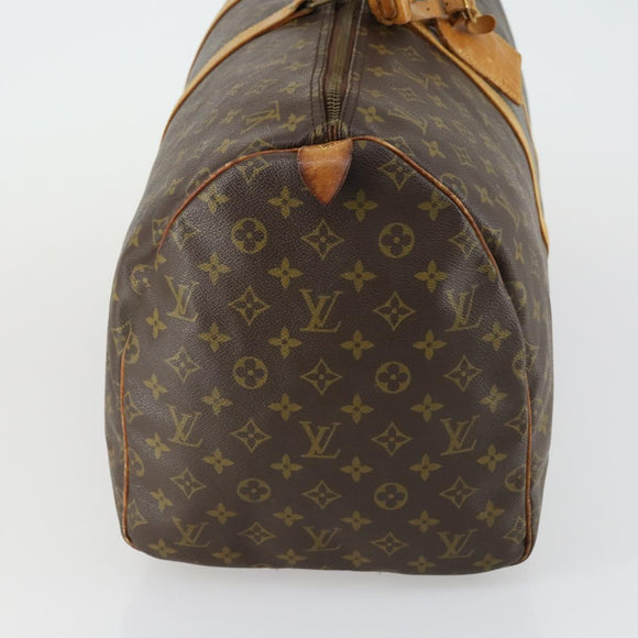 LOUIS VUITTON Monogram Keepall 55 Boston Bag M41424 LV Auth bs31301
