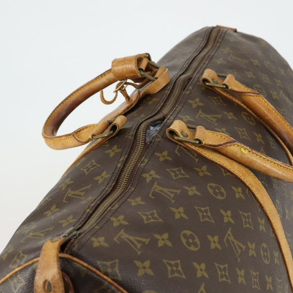 LOUIS VUITTON Monogram Keepall 55 Boston Bag M41424 LV Auth bs31301
