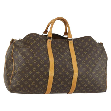 LOUIS VUITTON Monogram Keepall Bandouliere 50 Boston Bag M41416 LV Auth bs31302