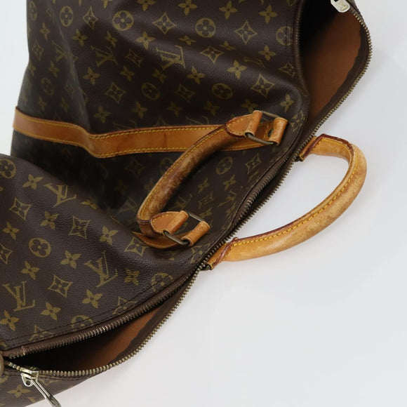 LOUIS VUITTON Monogram Keepall Bandouliere 50 Boston Bag M41416 LV Auth bs31302