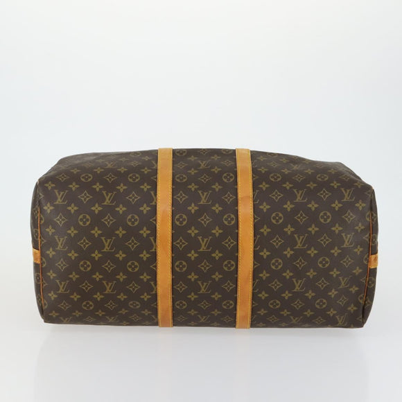LOUIS VUITTON Monogram Keepall Bandouliere 50 Boston Bag M41416 LV Auth bs31302